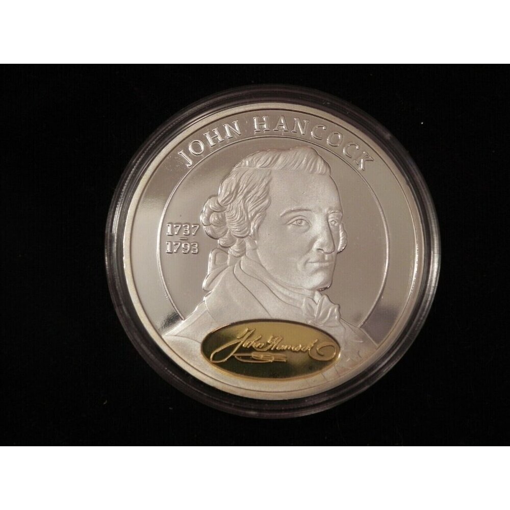 2009 American Mint Coin - John Hancock - Gold Enhanced Signature - Picture 2 of 3